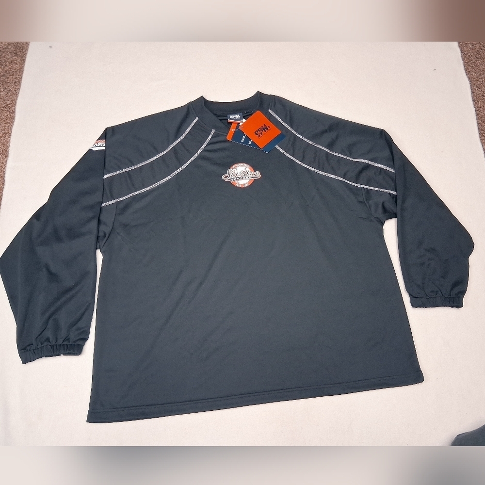 4/20$ SPN Slo Pitch National Men's Black Long Sleeve Shirt